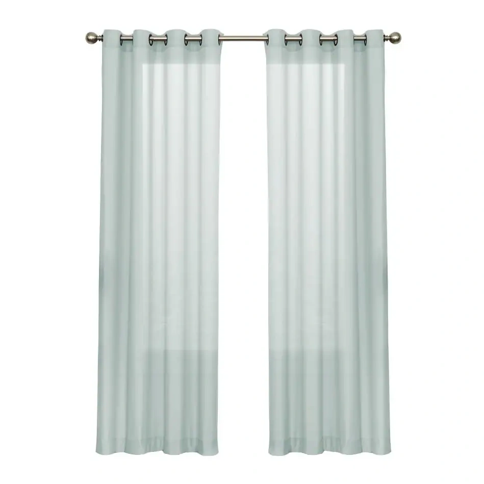 Eclipse 63‑in Mist Light Filtering Grommet Single Curtain Panel