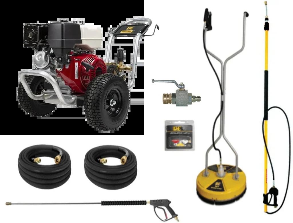 Be B4013habg Professional 4000 Psi (gas-cold Water) Start Your Own Pressure Washing Business Kit W/ Honda Gx390 Engine & Ss Frame