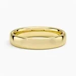 Low Profile 4.5mm Wedding Ring In 18k Yellow Gold