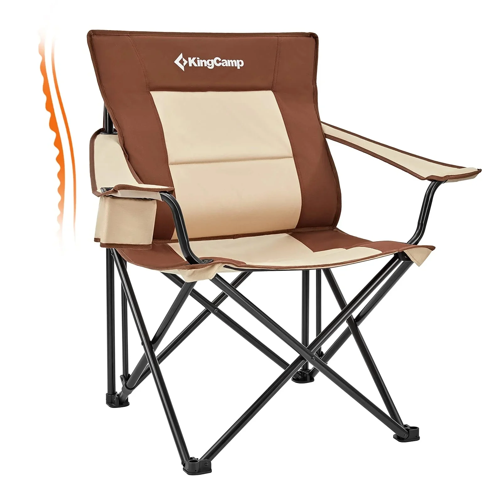 Kingcamp Folding Camping Chair With Cup Holder