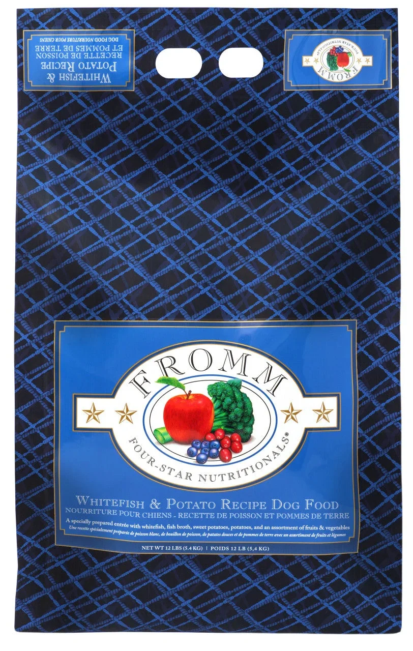 Fromm Four-star Whitefish & Potato Recipe Dog Food 12 Lb