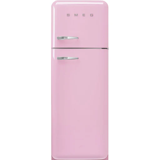Fab30 60cm 50s Style Right Hand Hinge Freezer Fridge - Pink