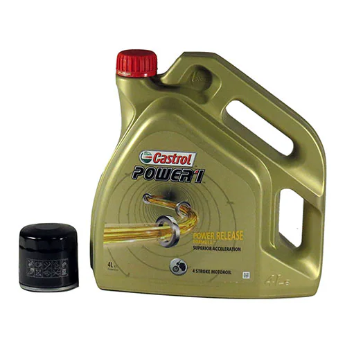 Kit Schimb Ulei Castrol Power 1 Racing 10w40, Suzuki Gsx-r 600, 1997->2019