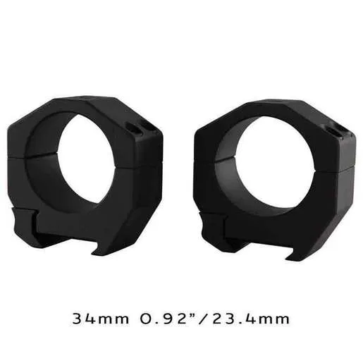 Vortex 34mm Precision Matched Rings - .92in Height