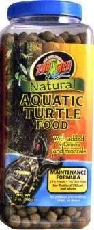Zoo Med Aquatic Turtle Food Maintenance Formula Dry Food 6.5 Oz