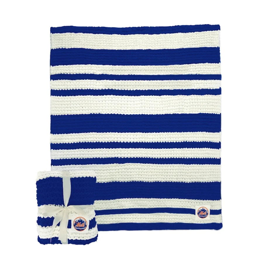 New York Mets 50" X 60" Cable-knit Throw Blanket
