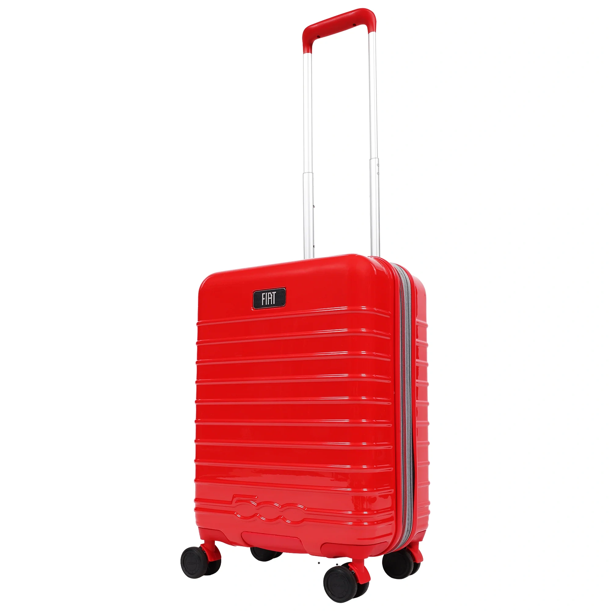 Fiat 500 X Ful 22" Expandable Hardside Carry-on Spinner, Red