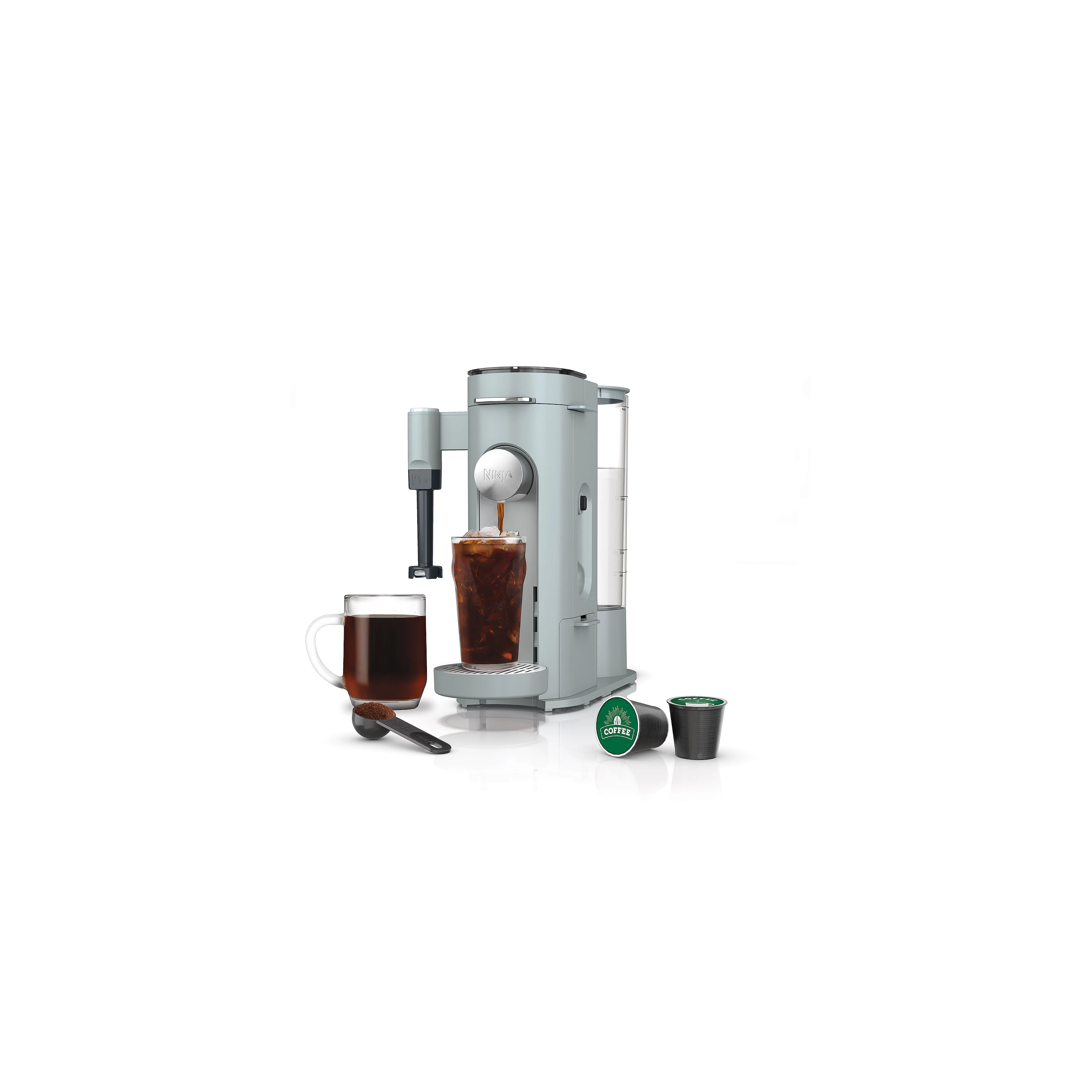 Ninja 3-cups Single Serve Coffee Maker, Glacier Blue (pb051gb)