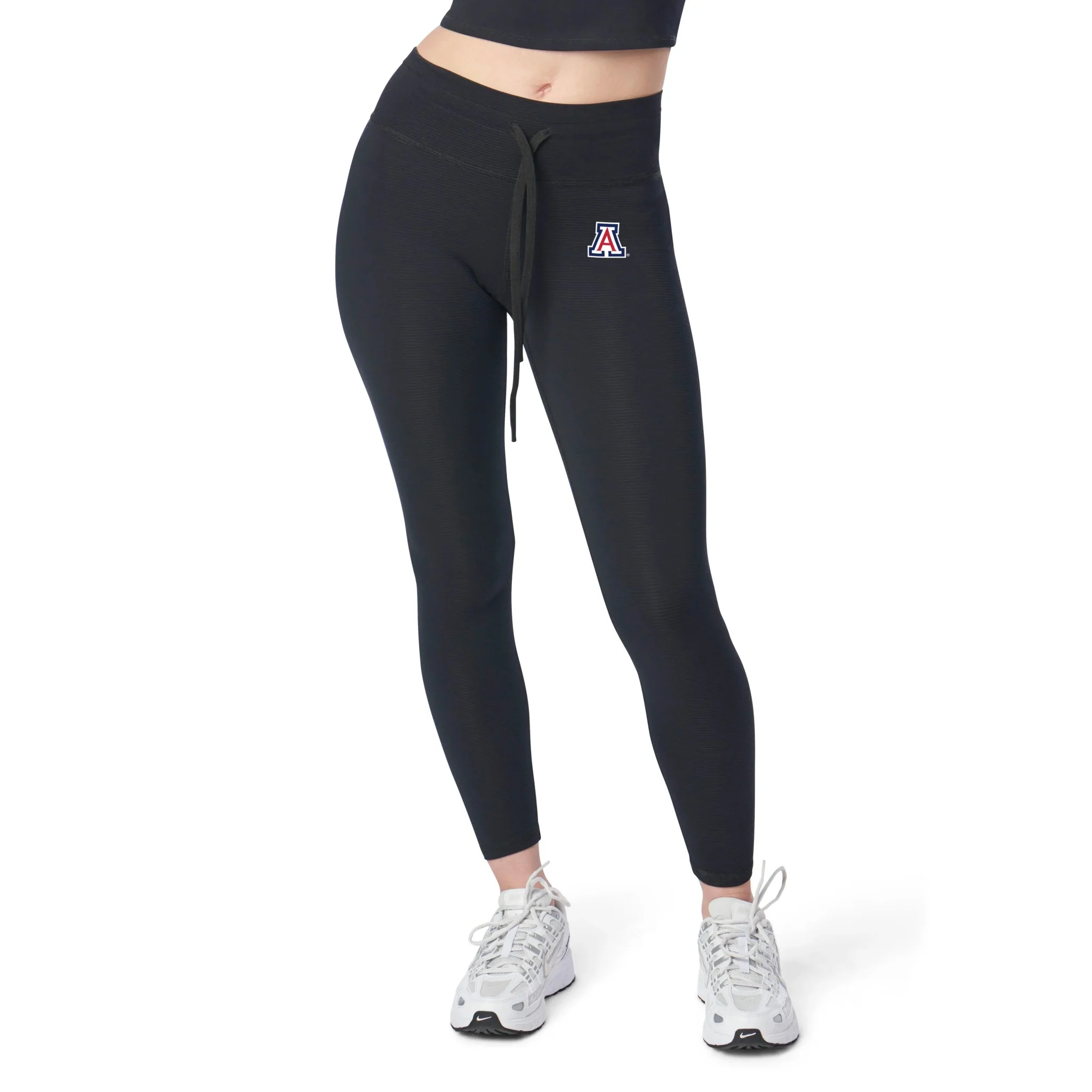 Arizona Wildcats Ncaa Kadi 2x2 Ribbed Legging Black