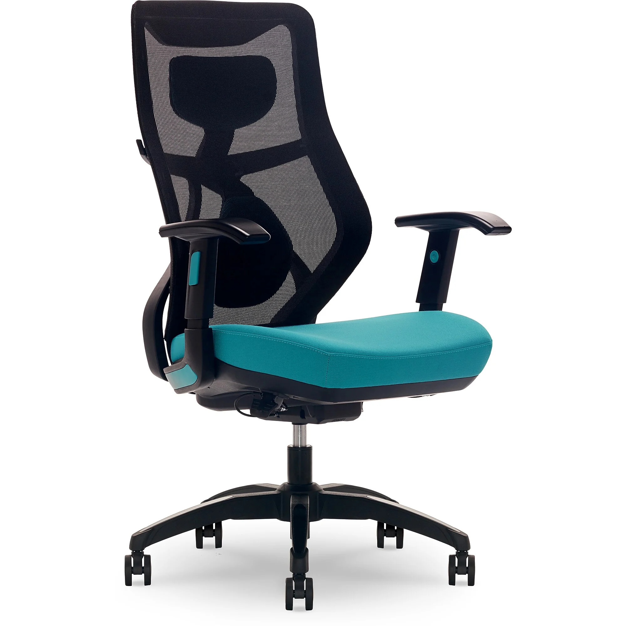 Beautyrest Duo-ex Ergonomic Mesh Swivel Computer Chair, Teal (60051-tel)