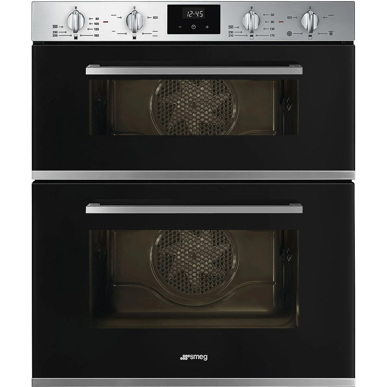 Cucina Double Under Counter Oven Black
