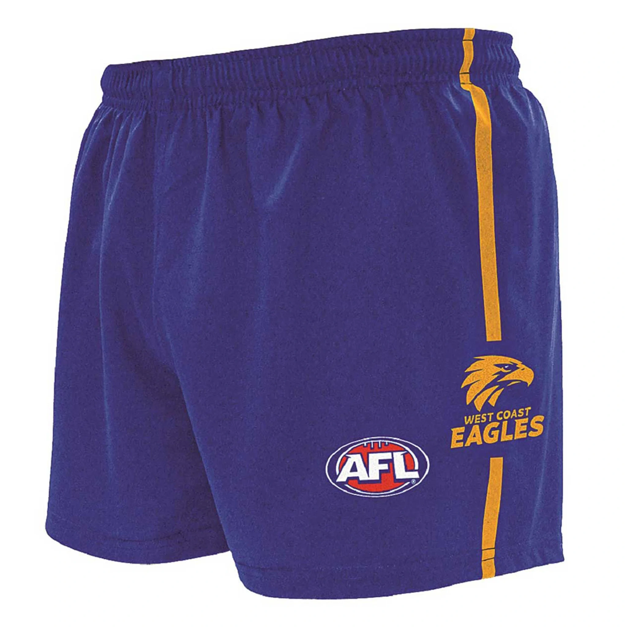 West Coast Eagles Kids Home Supporter Shorts Blue 6