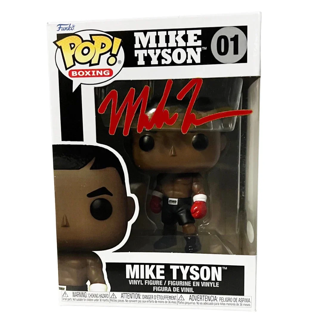 Mike Tyson Signed Boxing Funko Pop! Vinyl Figure (beckett)