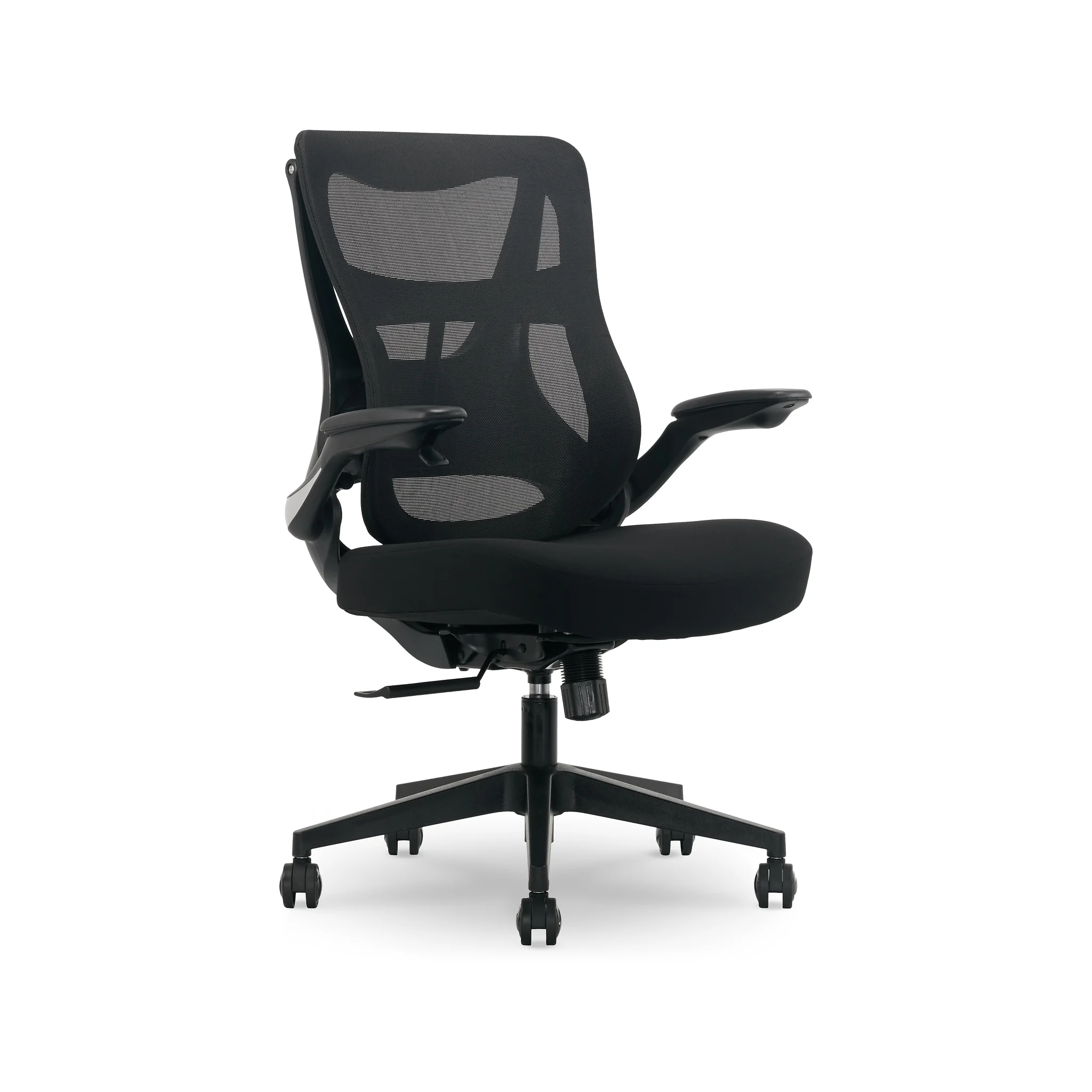 Beautyrest Ergomax Ergonomic Mesh Swivel Task Chair, Black (60078-blk)