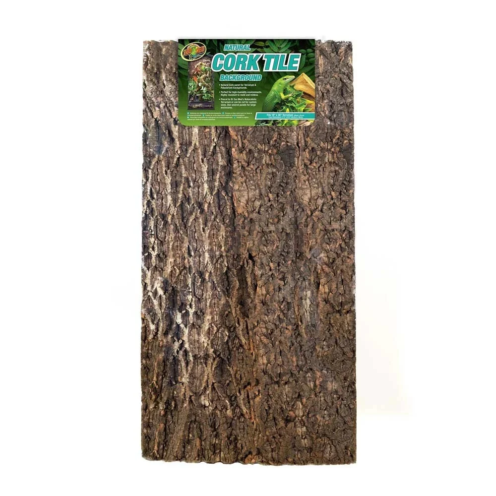 Zoo Med Natural Cork Tile Background Brown 16in X 36in Xxl