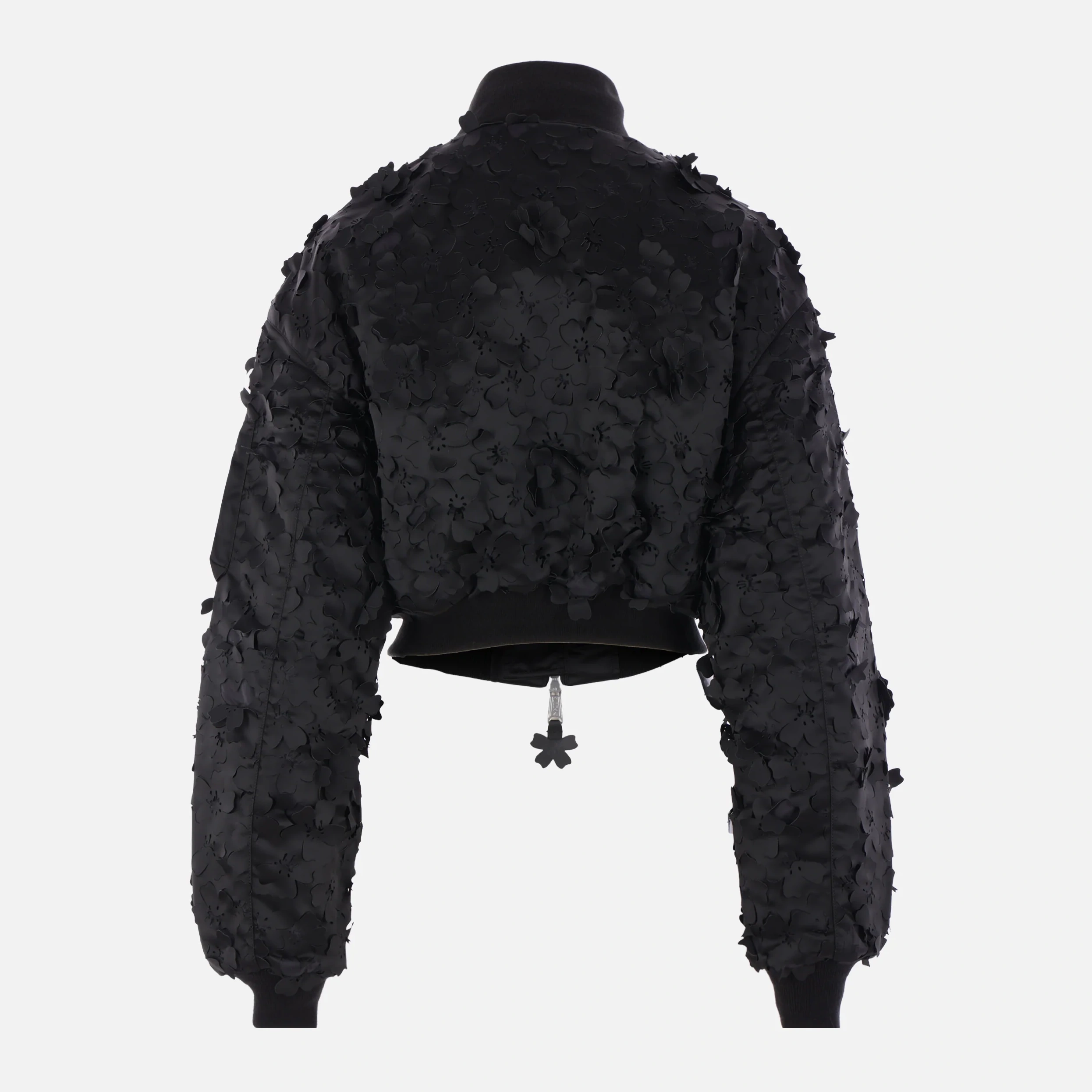 Alpha X Cb Ma-1 Cropped Padded Bomber Jacket In Nylon