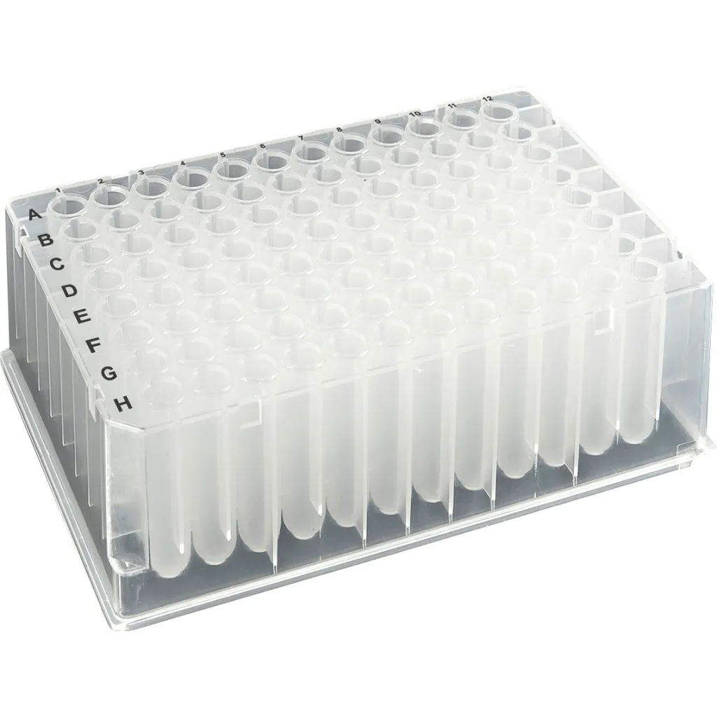Mtc Bio Optiwell Deep Well Plate For Abgene 96 Round Well 1.2ml F-bottom Pp 50pack