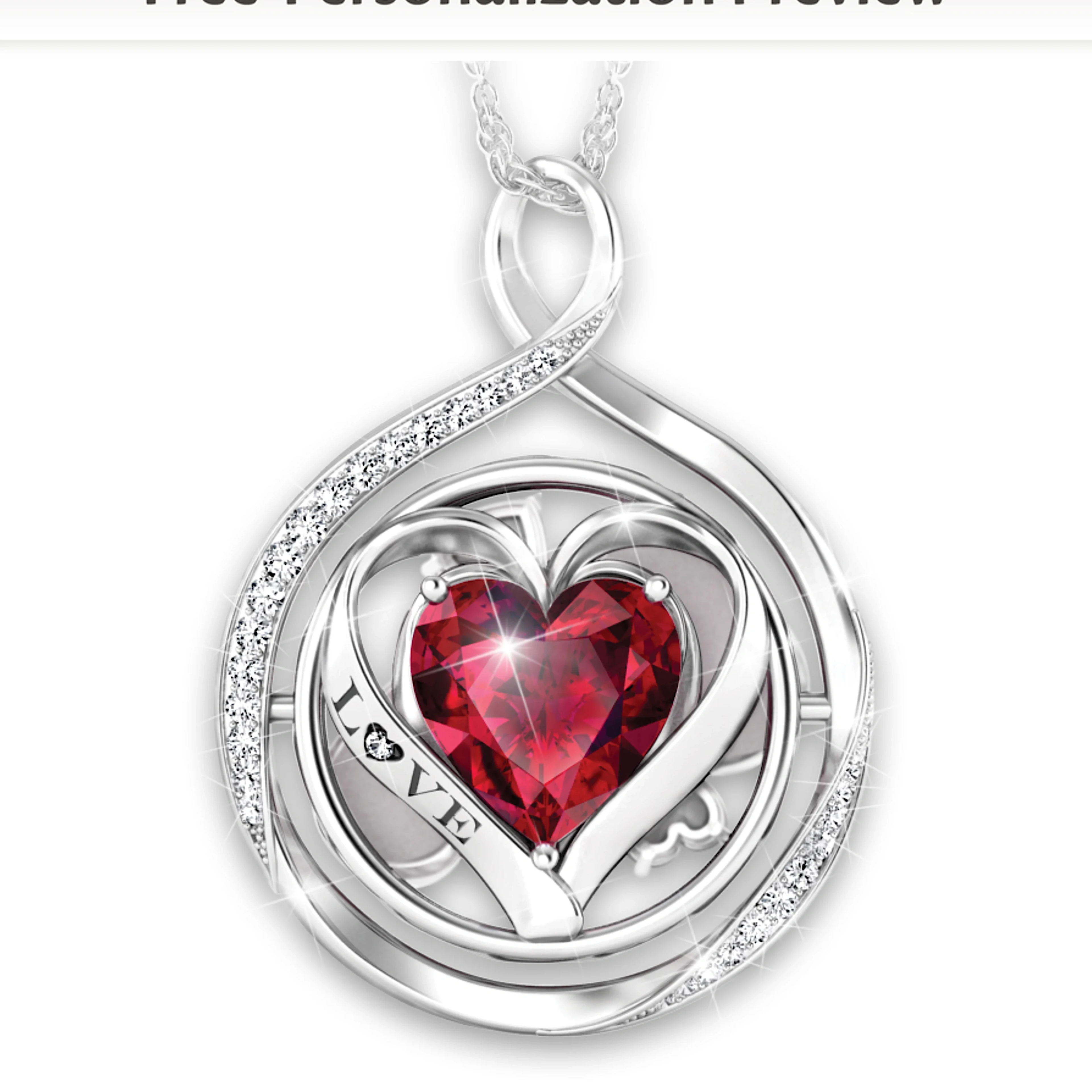 Head Over Heels Personalized 2-in-1 Flip Necklace