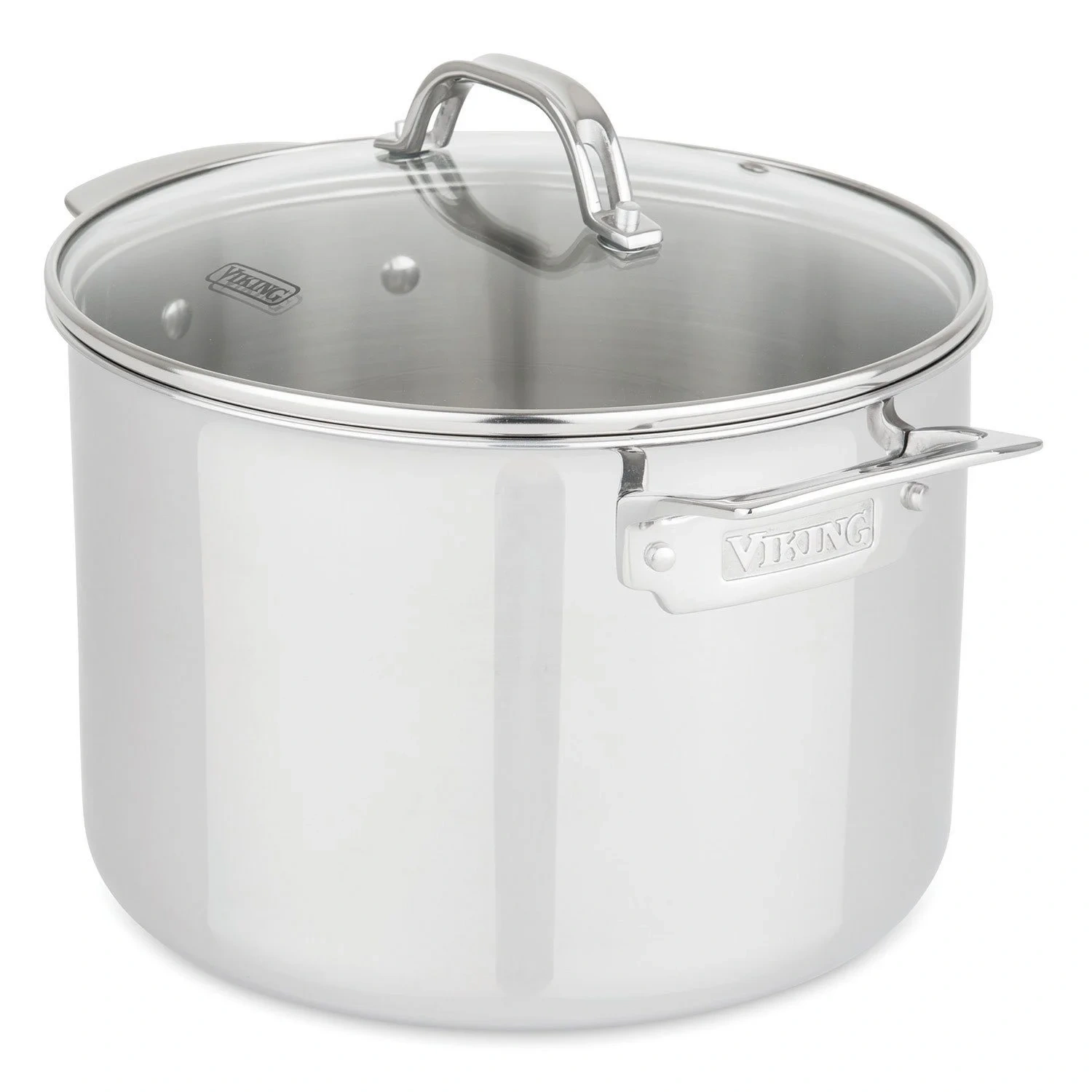 Viking 13-piece Tri-ply Stainless Steel Cookware Set With Glass Lids