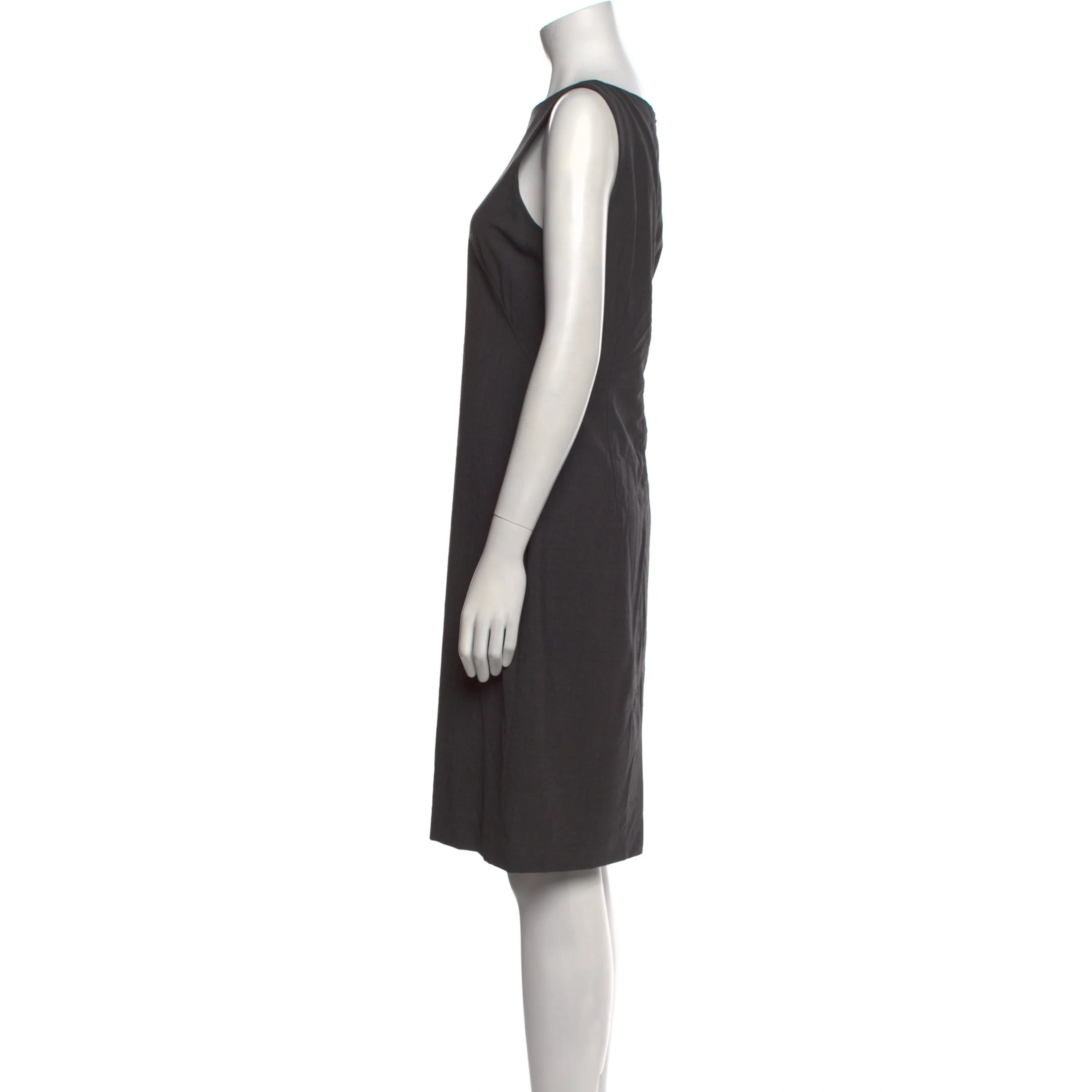 Bateau Neckline Kneelength Dress