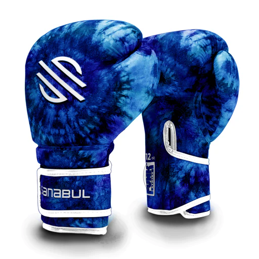 Funk Strike Gel Boxing Gloves - Blue Swirl/10 Oz