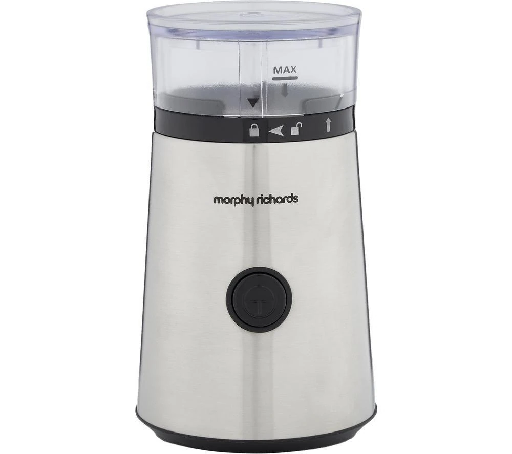 Morphy Richards Brew & Blend Electric Coffee Grinder - Silver