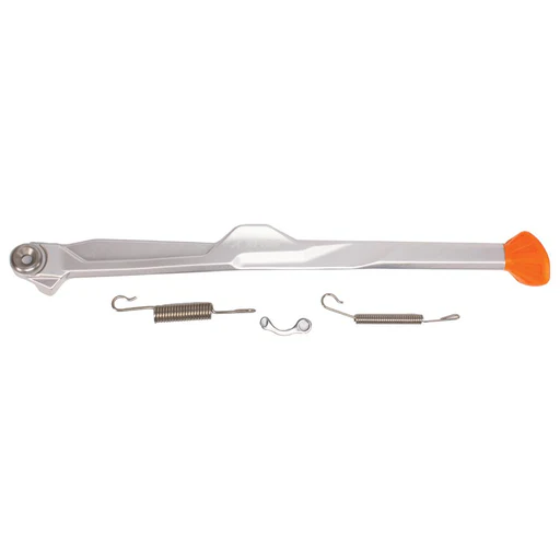 Apico Side Stand For Ktm/husqvarna Xc/xc-f/tx/fx 150-450 2023-2024, Exc/exc-f/te/fe 150-501 2024, Ec/ec-f/ex/ex-f 2024 Silver/orange