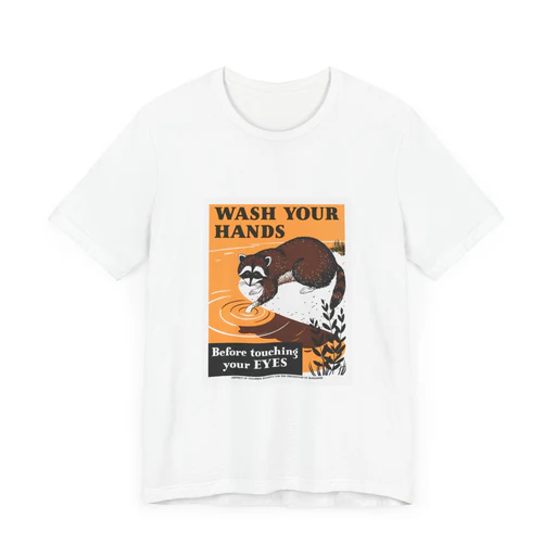 Pop Culture Classics Wash Your Hands Unisex Jersey Short Sleeve T-shirt - Heather Mustard/3xl