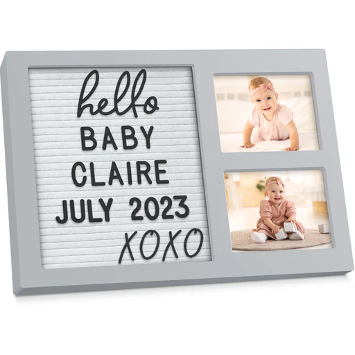 Heartfelt Picture Frame With Felt Letterboard