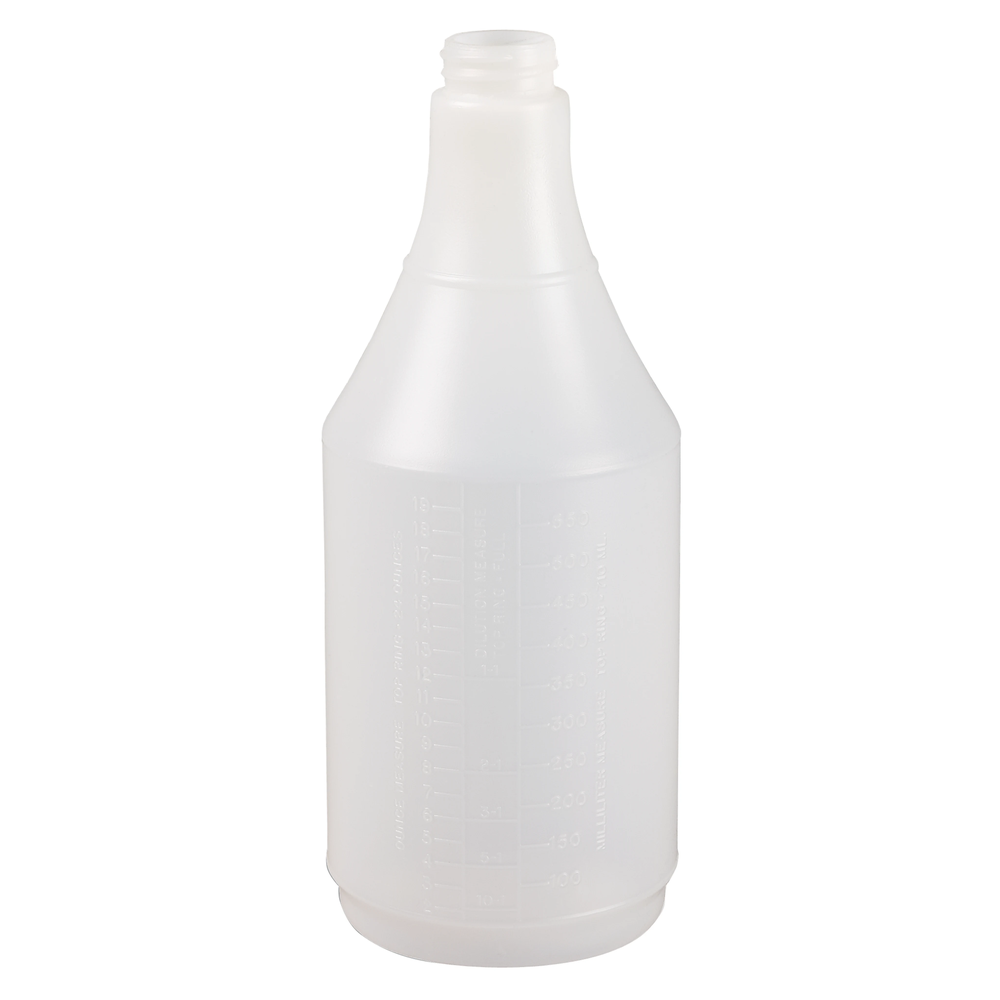 Continental Multi-purpose Polyethylene Center Neck Spray Bottle, 24 Oz, Clear