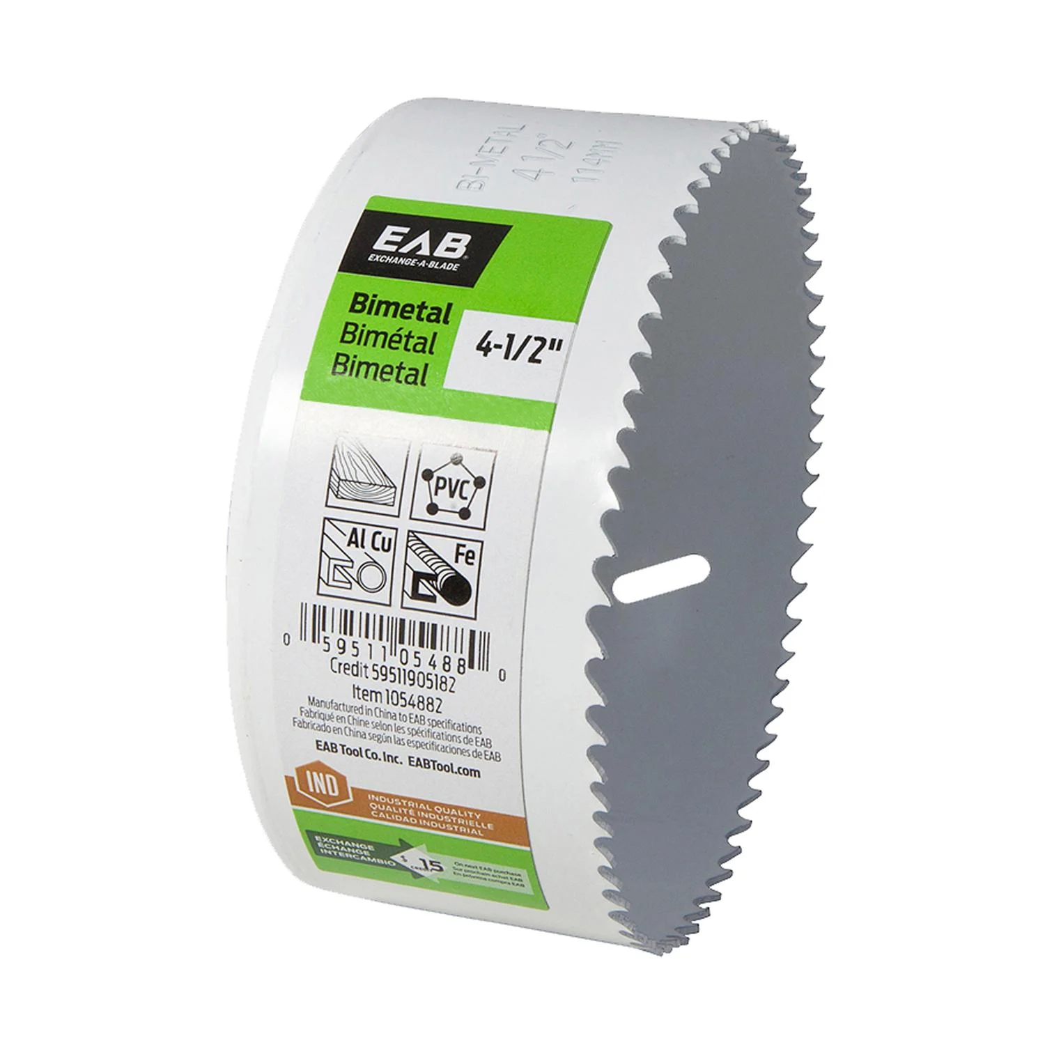 Exchange-a-blade 4-1/2 In. Bi-metal Hole Saw