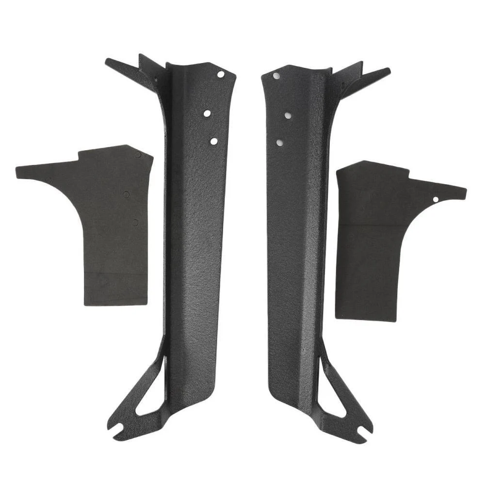 52" Straight Light Bar 2 In 1 Design Windshield Mounting Brackets For 1997-2006 Jeep Wrangler Tj
