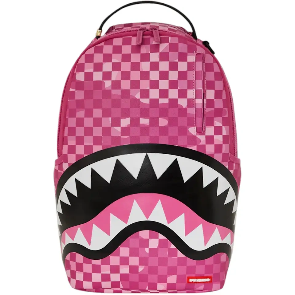 Sprayground Pink Camocheck Rucksack Mehrfarbig - Ss25