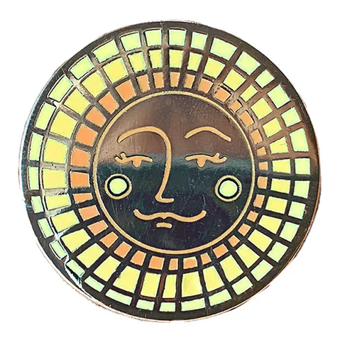 Sun Enamel Pin