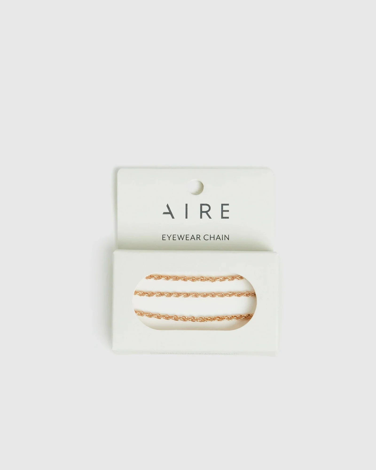Aire Metal Rope Chain Gold