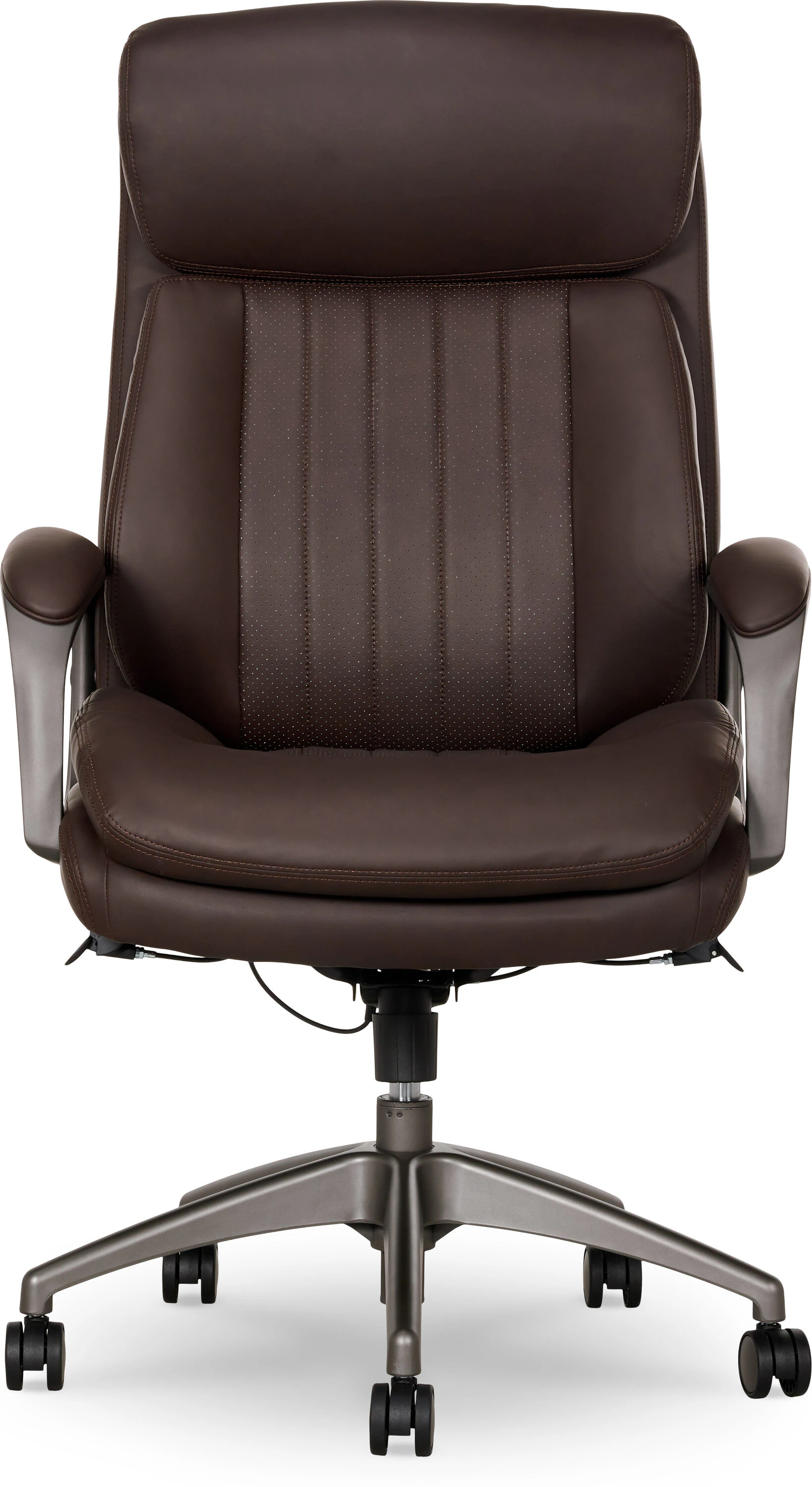 La-z-boy Nova Executive Office Chair Air Lumbar Technology High Back Ergonomic Support And Comfort Brown