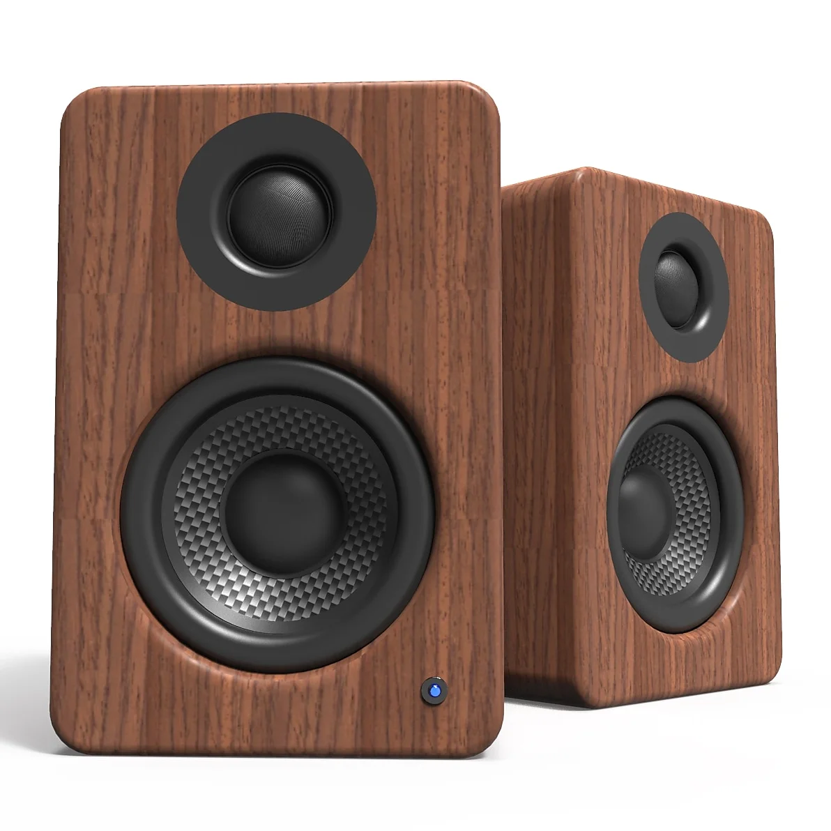 Kanto Yu2 Ktyu2walnut 100w Indoor Desktop Speaker, Walnut
