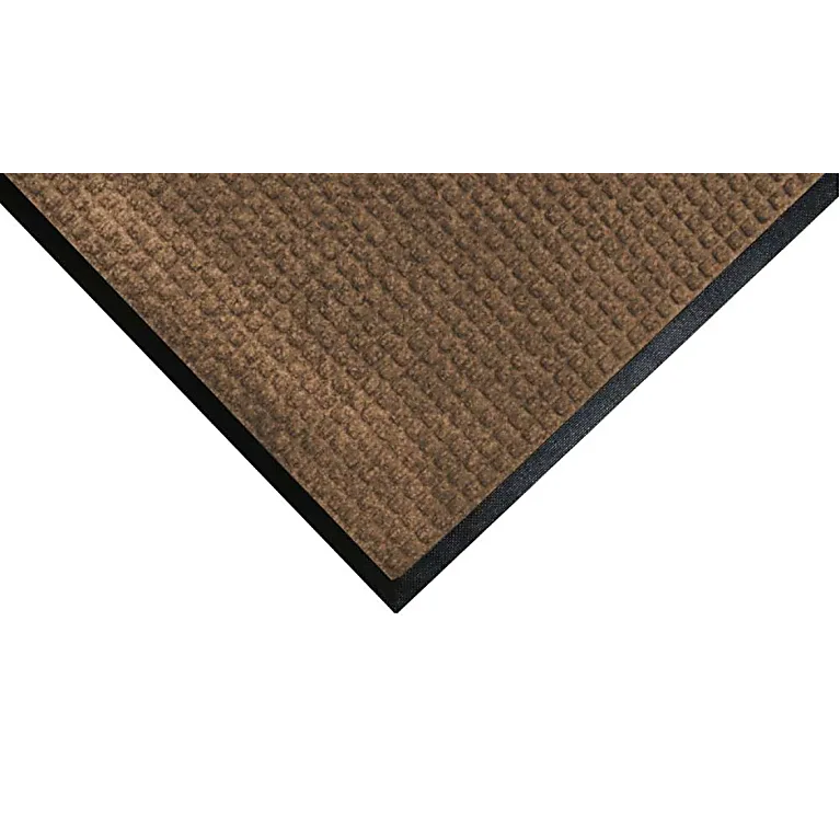 M+a Matting Waterhog Squares Classic Mat, 3' X 5', Camel, Smooth Backing
