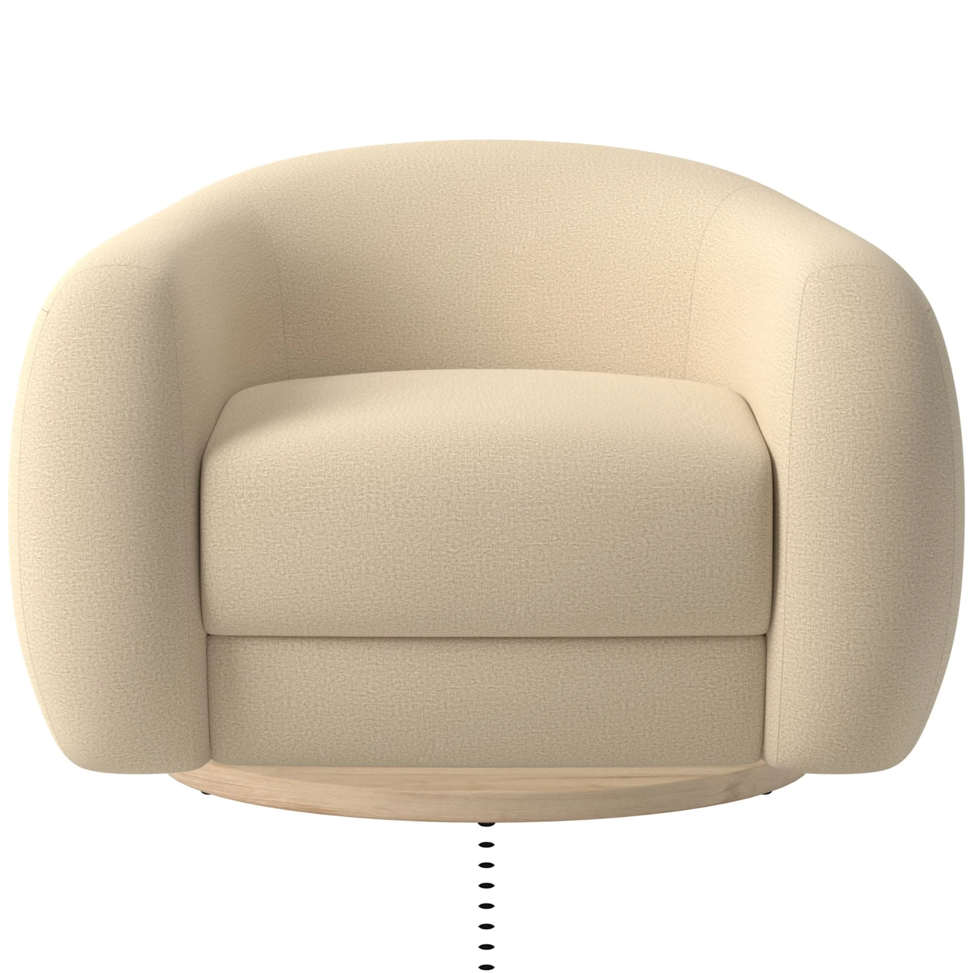 Laszlo Swivel Chair Illecebrous Sandstone