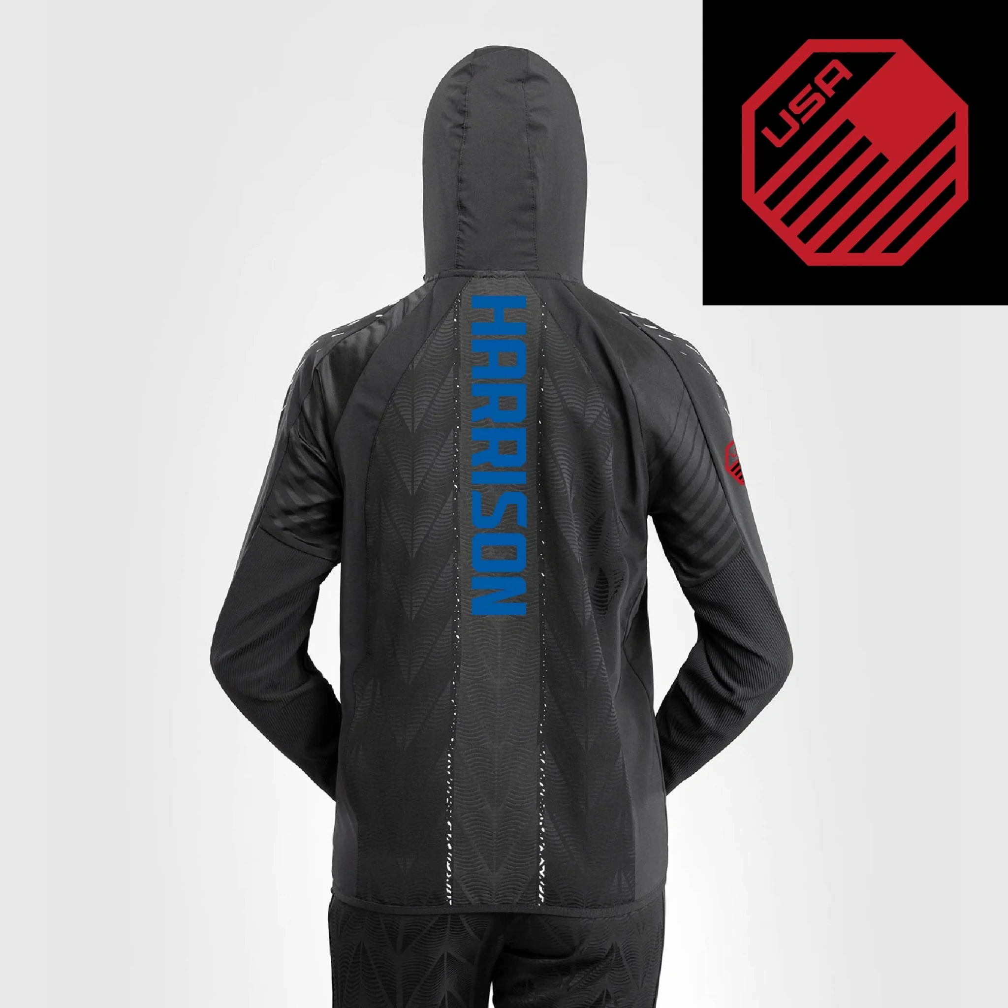 Women's Ufc Zenith By Venum Black Kayla Harrison Authentic Fight Night Full-zip Walkout Hoodie