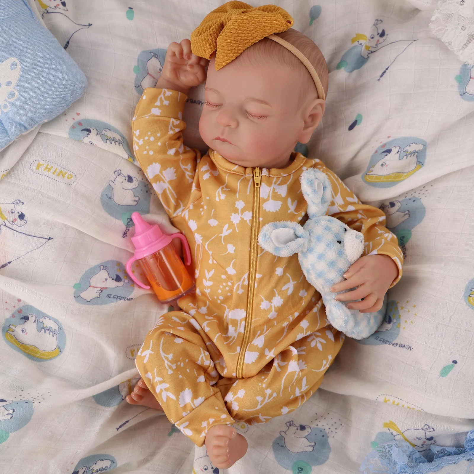 Babeside Sleeping Reborn Baby Noah 20'' Little Infant Girl Best Gift For Kids