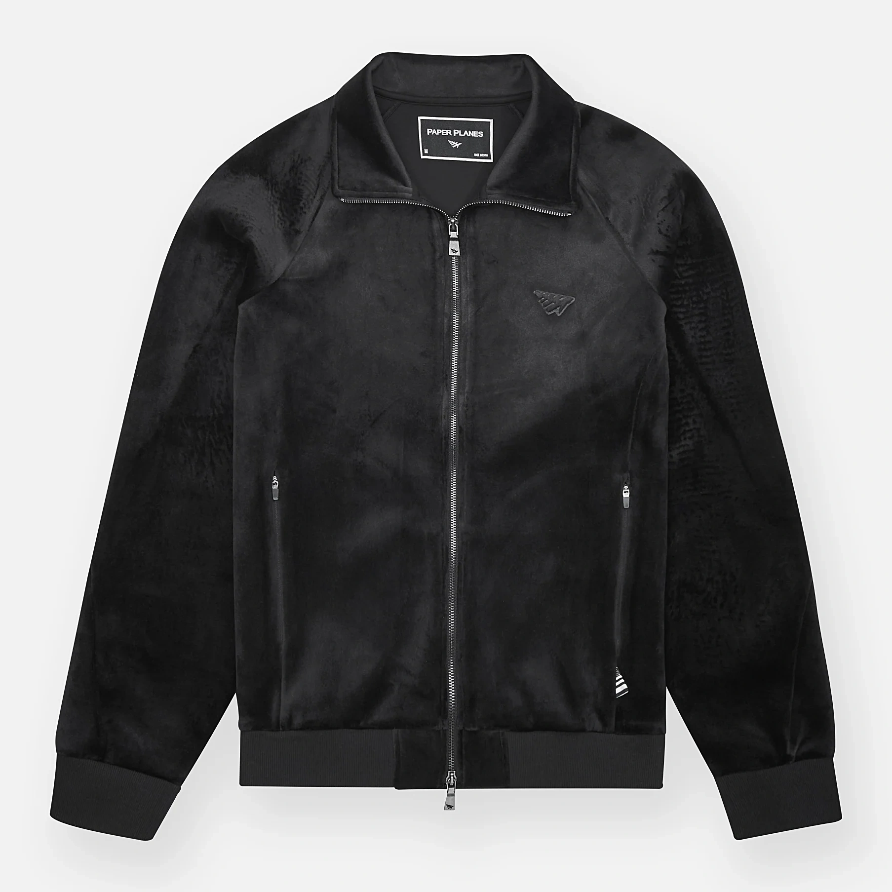 Planes Bonded Velour Zip Track Jacket