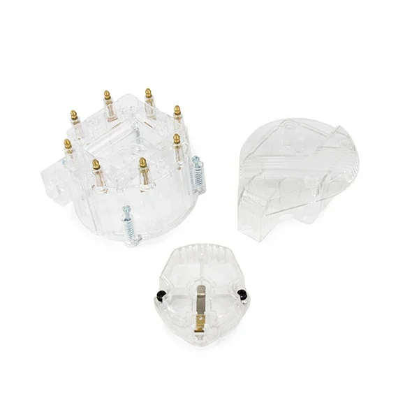 8-cylinder Hei Super Cap & Rotor Kit - Clear