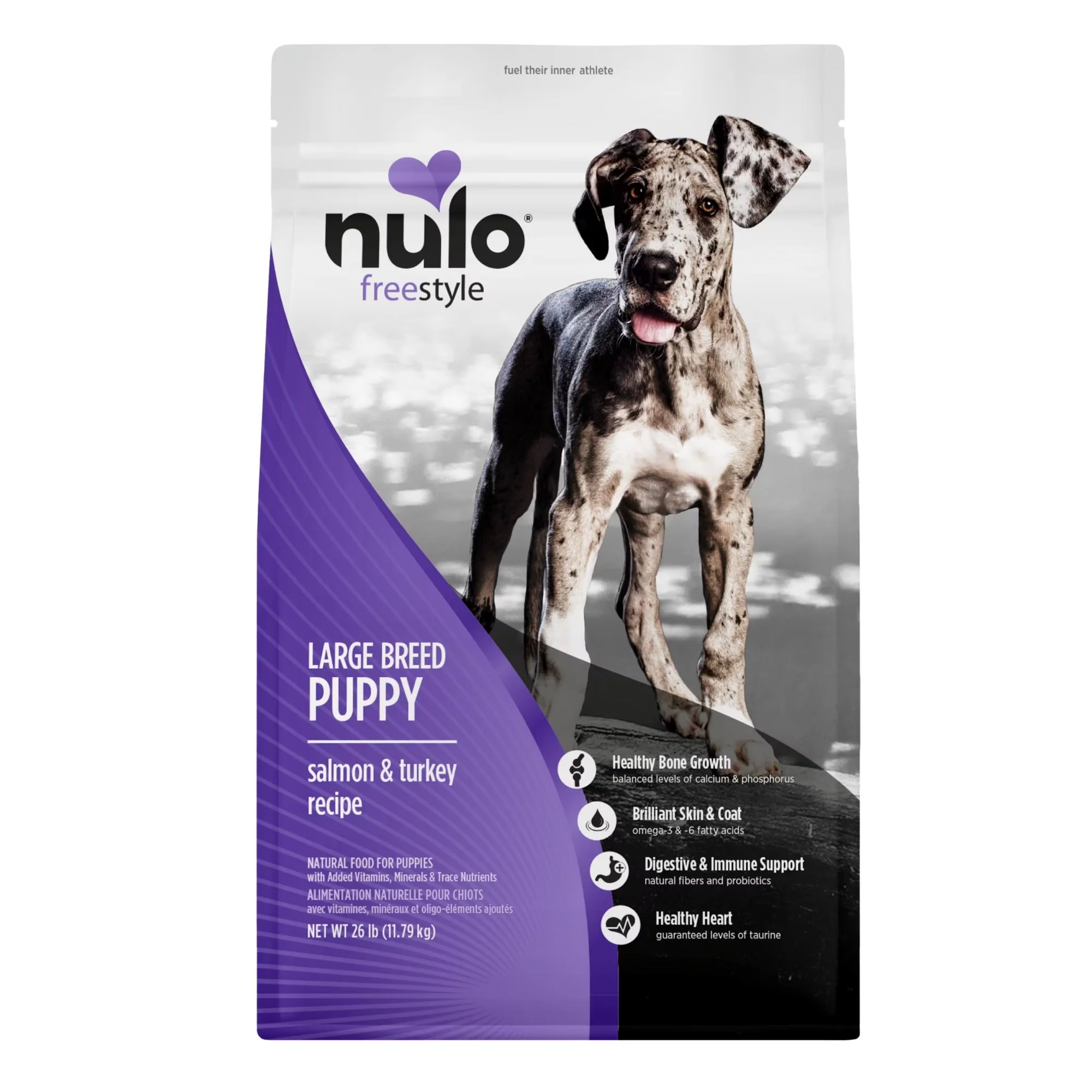Nulo Freestyle Salmon & Turkey Recipe Large Breed Puppy Grain-free Dry Dog Food, 26-lb Bag
