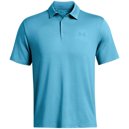 Under Armour Striped Collared Neck Short Sleeve Polo Shirt - 2xl/blue
