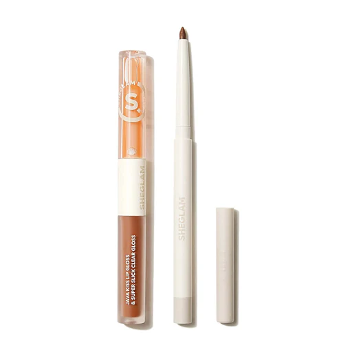 Sheglam Soft 90's Glam Lip Liner And Lip Duo Set - Moody Taupe Lip Set