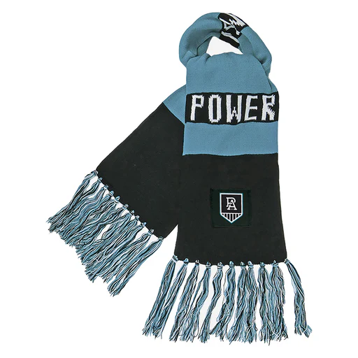 Adult's Afl Port Adelaide Power Bar Scarf