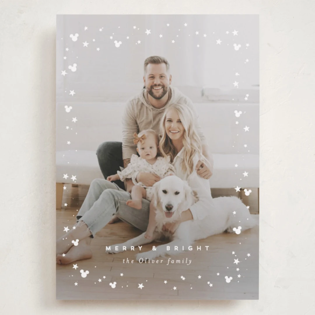 Mickey Confetti Grand Holiday Cards