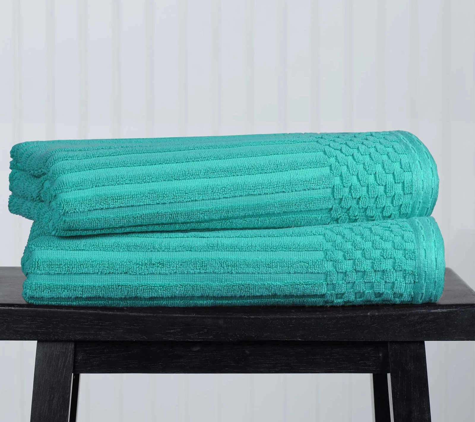 Superior Cotton 2-piece Absorbent Textured Bathtowel Set