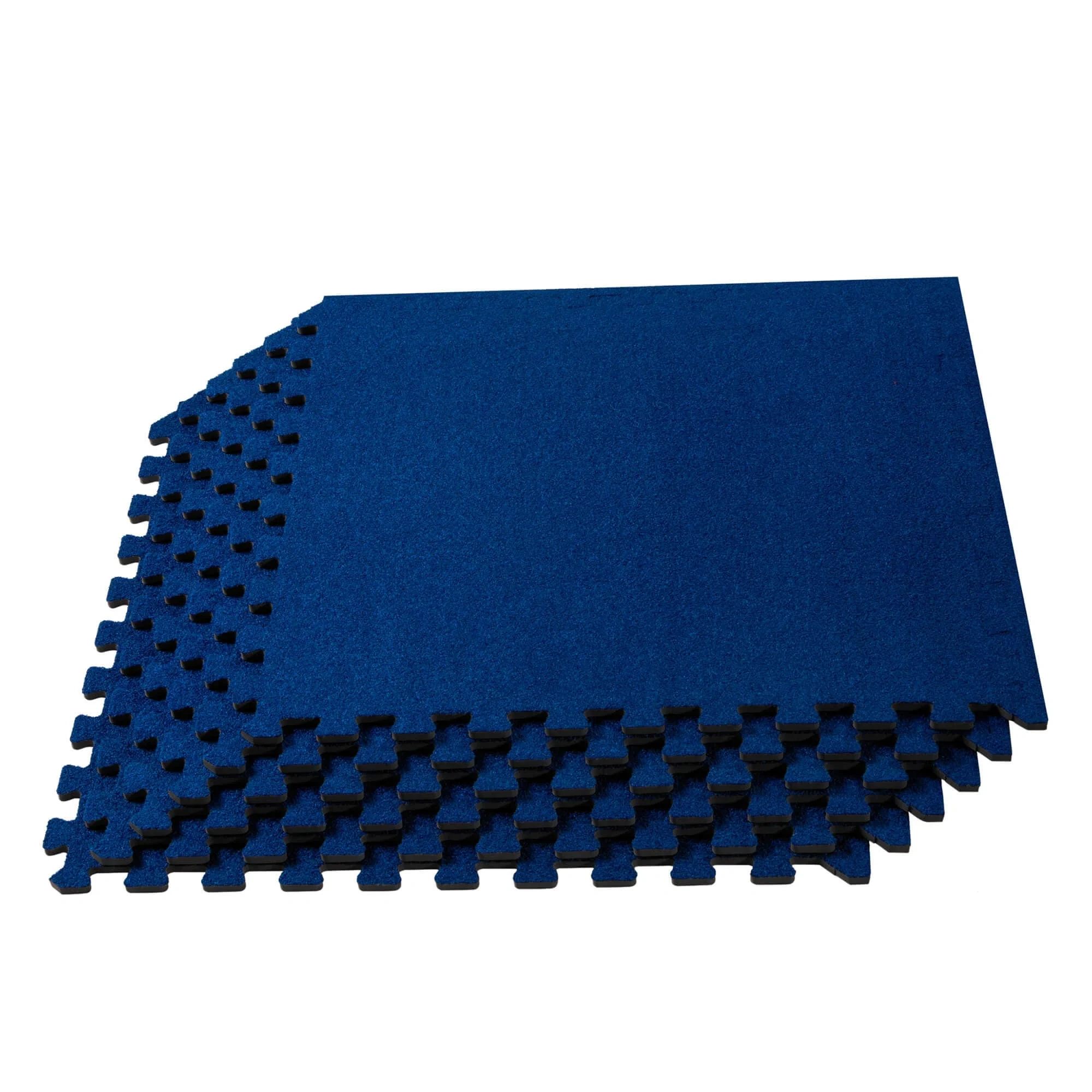 Interlocking Medium Blue Foam Square Indoor Anti-fatigue Mat